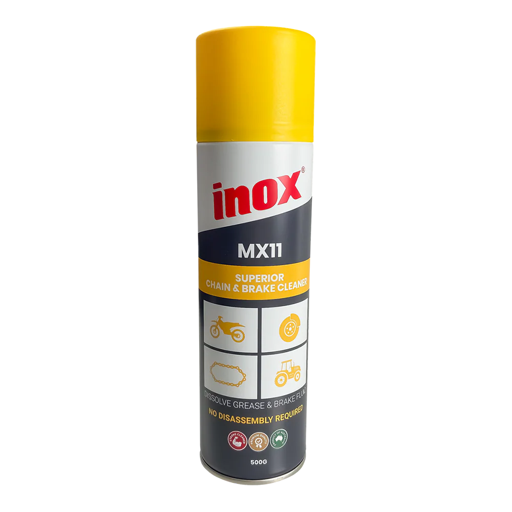 Inox MX11 Superior Chain & Brake Cleaner 500g Aerosol - MX11-500 (Pickup Only)