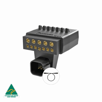 Elecbrakes PP12-12 elecConnect Adapter for 12 Pin Vehicle to 12 Pin Trailer