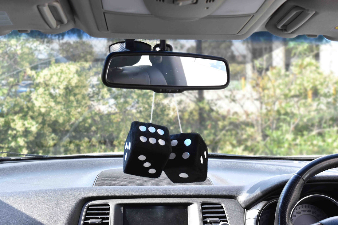 Pro-Kit Fluffy Dice - Black - RG9222BK