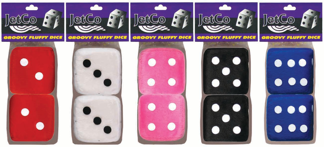 Pro-Kit Fluffy Dice - Blue - RG9222BL