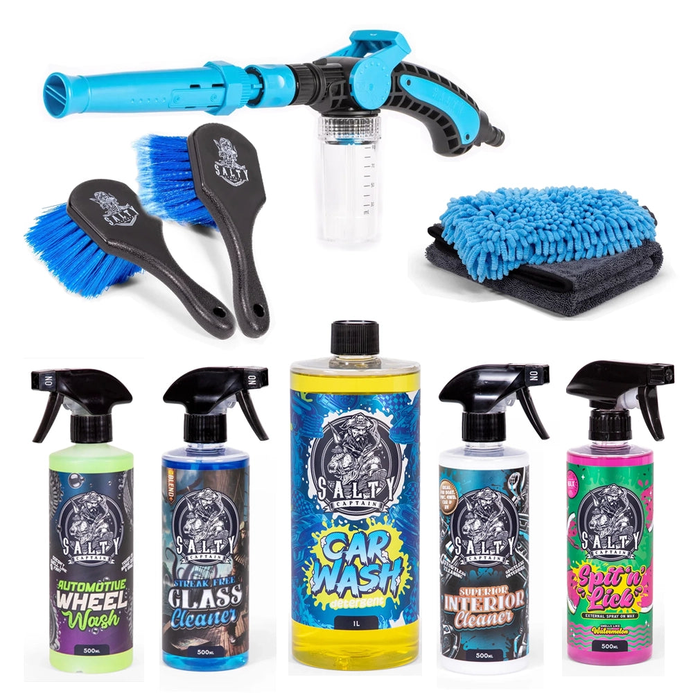 Salty Captain Juicy Car Wash Kit - BUNJCWK1L