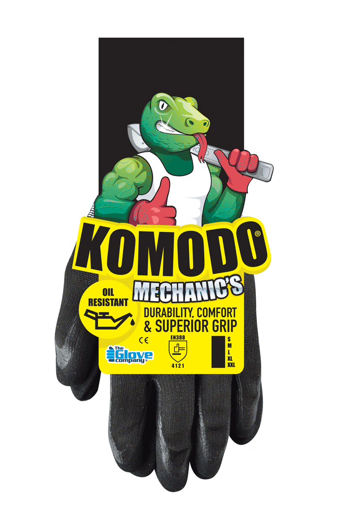 Komodo Mechanic's General Purpose Oil Resistant Gloves Size Xxl - 630205