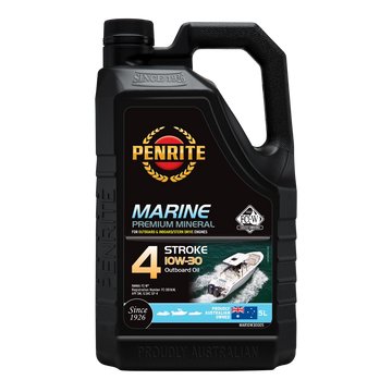 Penrite Marine Outboard 4 Stroke 10W-30 Mineral Oil 5L - MAR10W30005