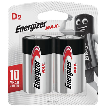 Energizer Max D 2Pk - E95BP2