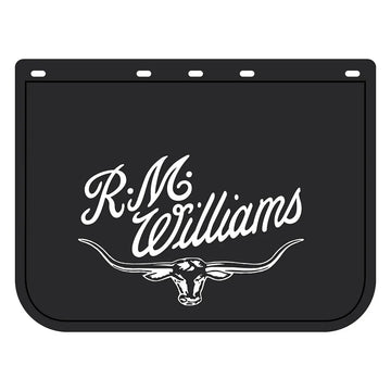 RM Williams Mud Flap Single Black / White Size D - MDRMWD