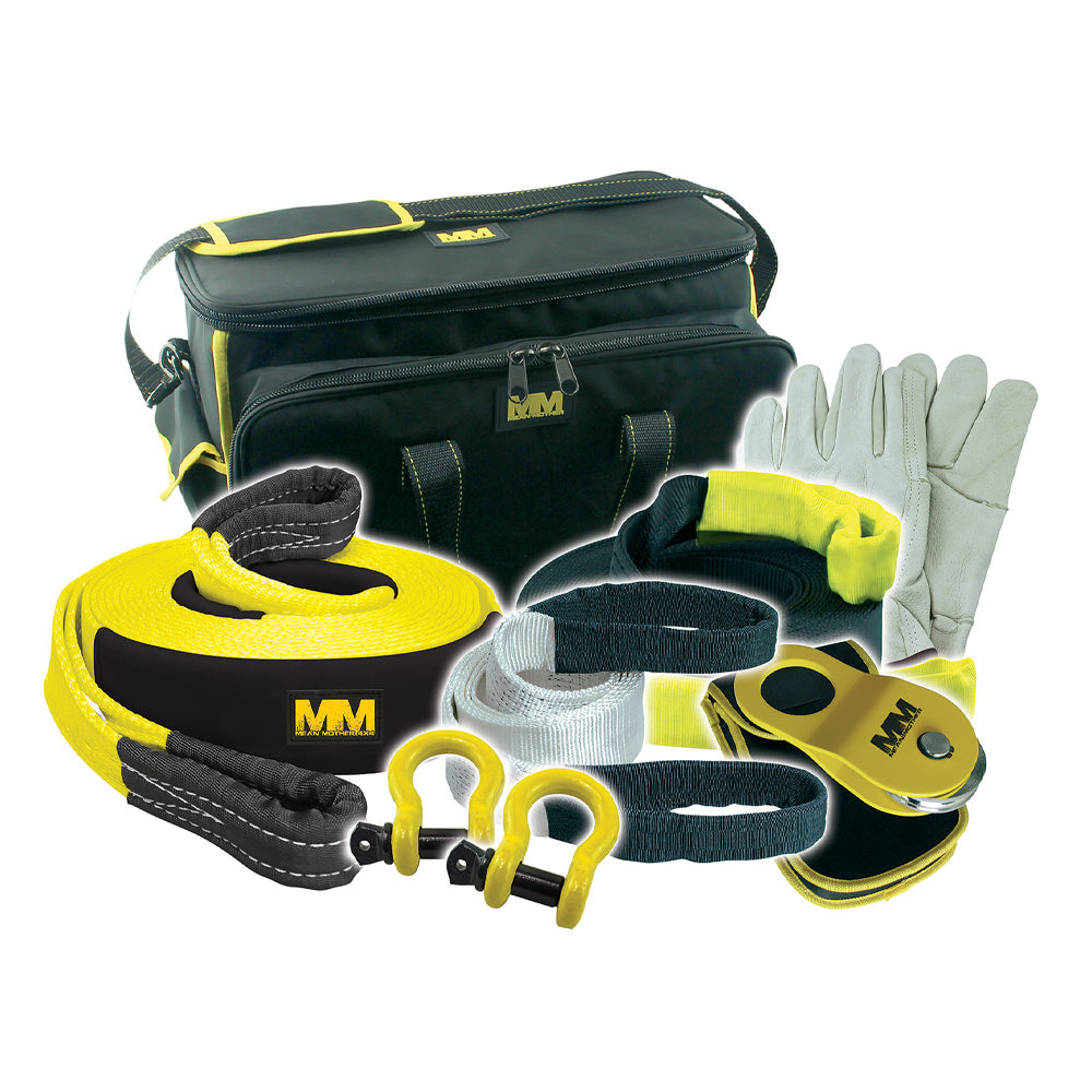 4wd recovery gear Mean Mother 8 Piece 4WD Recovery Kit (8 Tonne)