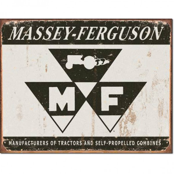 Massey-Ferguson MF Metal Sign Reproduction 41cm x 32cm - MSI1504 | Auto One