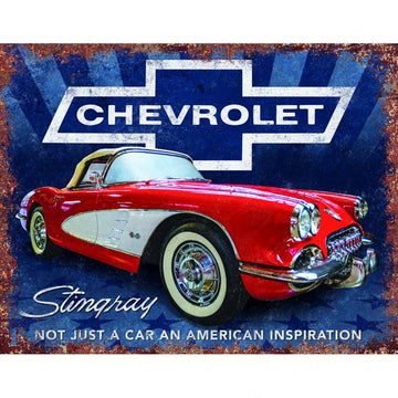 Stingray Inspiration Metal Sign Reproduction 41cm x 32cm - MSI2471