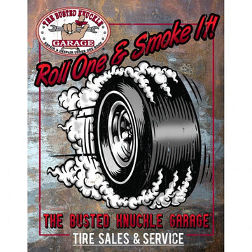 Roll One & Smoke It Metal Sign Reproduction 32cm x 41cm - MSI2557