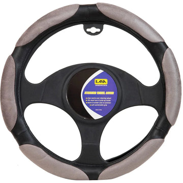 Ilana Steering Wheel Cover Maverick Charcoal - 22/MAVSWCCHA (Pickup Only)