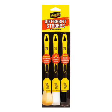 Meguiar’s Different Strokes Detail Brush Set - AG1055