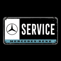 Nostalgic Art Hanging Sign 10 x 20cm Mercedes-Benz Service 28030 - 5128030