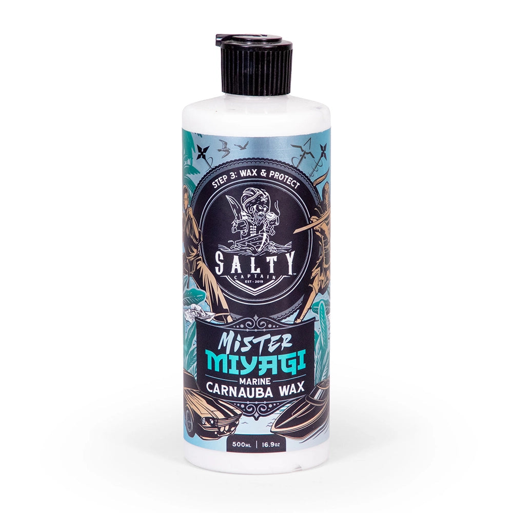 Salty Captain Mr Miyagi Marine - Fibreglass Carnauba Wax 500ml - DETMMWM500