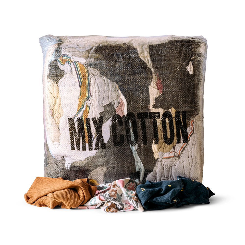 Wrags 15kg Mixed Cotton Rag Bag - MIX15