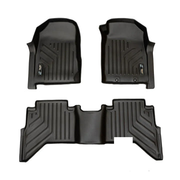 Maxliner Isuzu M-UX 2016-2021 MaxPro Floor Mats (Row 1 & 2) - MUX 12-6/21 R12 (Pickup Only)