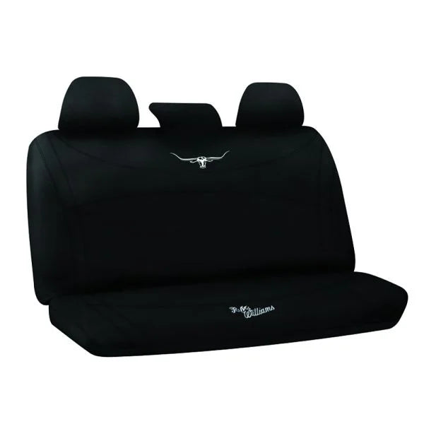 RM Williams Neoprene Seat Covers Black With Black Stitching
Size 06 - Multi Fit Rear - NPRMWBX-BLK06