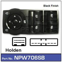 Nice Door Power Window Switch - NPW706SB