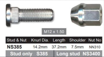 Nice Wheel Stud & Nut Set - NS385