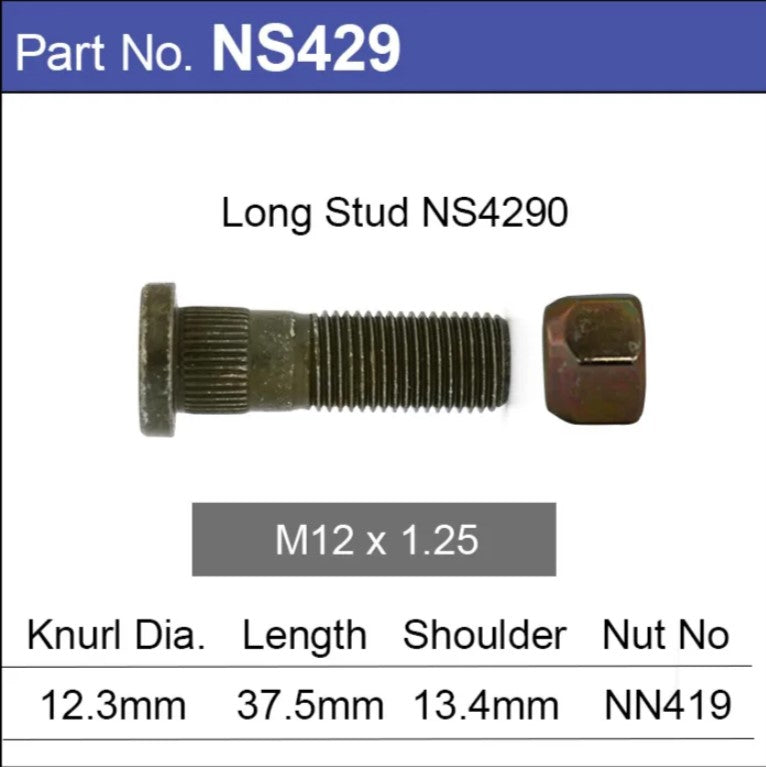Nice Wheel Stud & Nut Set - NS429