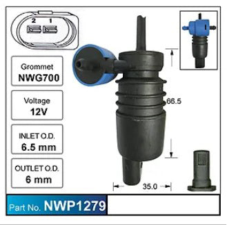 Nice Windscreen Washer Pump - NWP1279