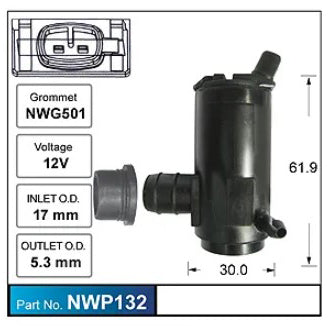 Nice Windscreen Washer Pump - NWP132