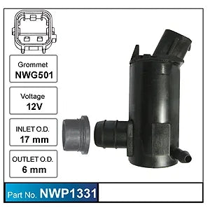 Nice Windscreen Washer Pump - NWP1331