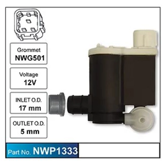Nice Windscreen Washer Pump - NWP1333