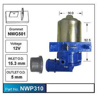 Nice Windscreen Washer Pump - NWP310
