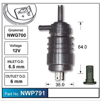 Nice Windscreen Washer Pump - NWP791