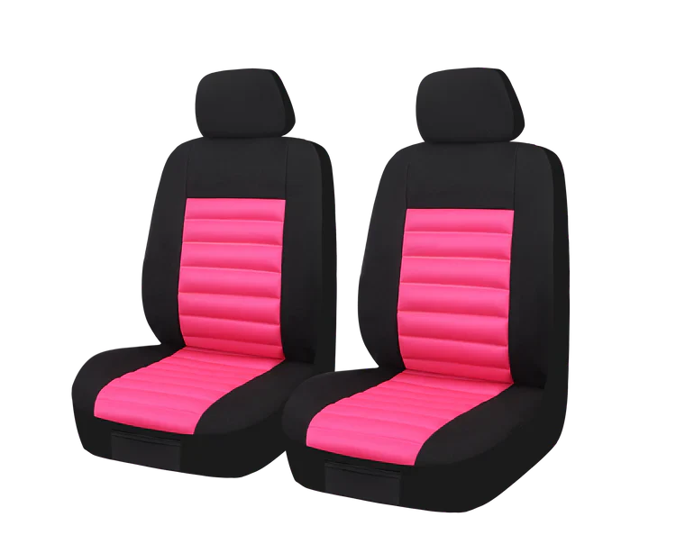 Universal Premium Quality Opulence Front Seat Covers Pink - OPA3517