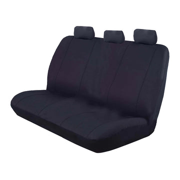 Ilana Outback Canvas Rear Seat Cover - Universal Size 06H (Black) - OUT06HBLK (Bulky Item - Freight Applies)