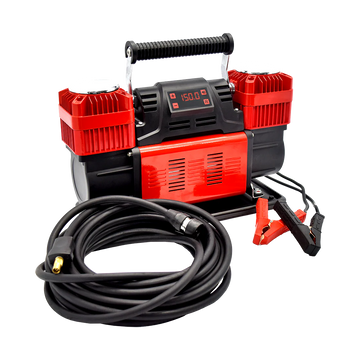ProTyre 12V Twin Cylinder High Pressure Heavy Duty Air Compressor - PK11002