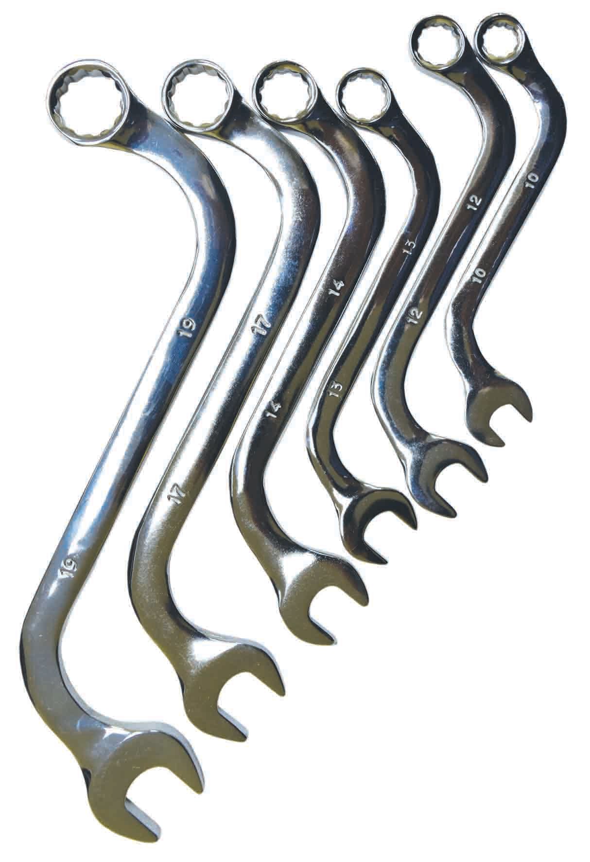 PKTool 6pc S-Type Combination Spanner Set - PT10171 (Pickup Only)