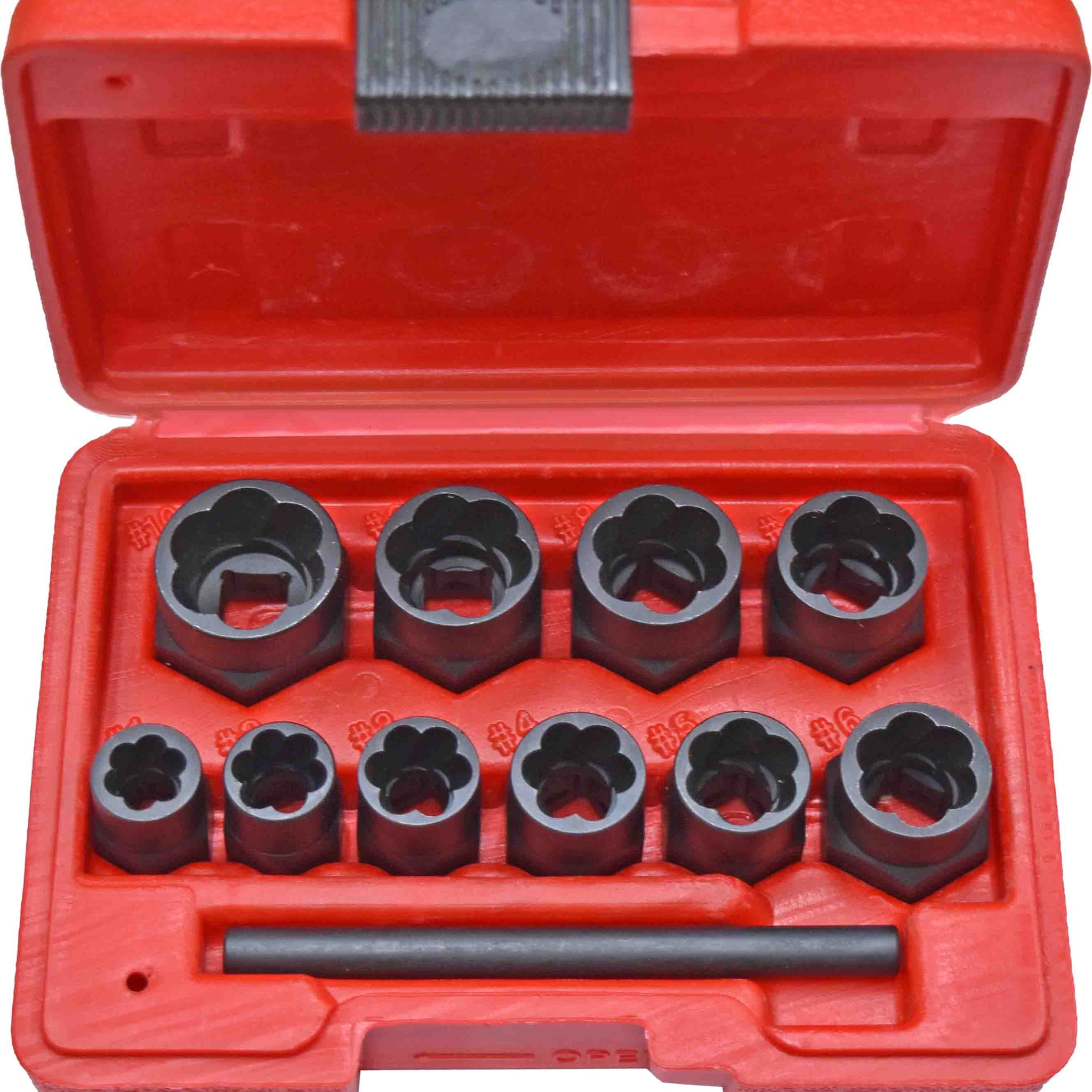 PKTool 11pc 3/8 inch Dr Spiral Design Twist Socket Set - PT10383 (Pickup Only)
