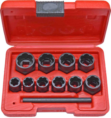 PKTool 11pc 3/8 inch Dr Spiral Design Twist Socket Set - PT10383 (Pickup Only)