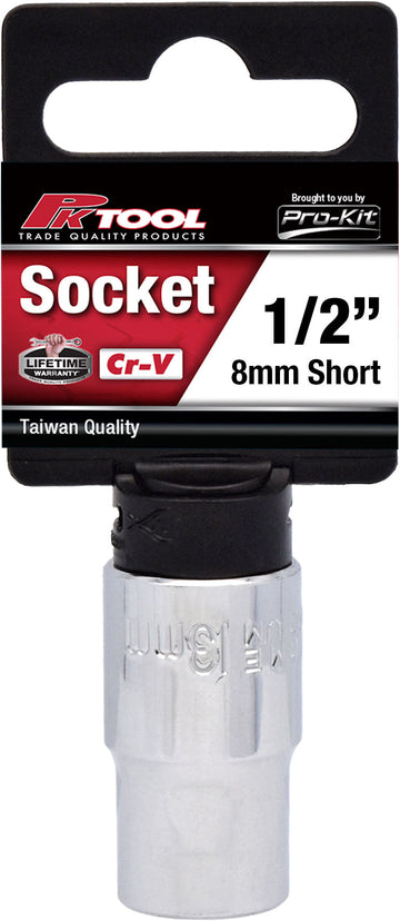 PKTool 1/2 inch Dr 13mm Short Socket - PT10613 (Pickup Only)