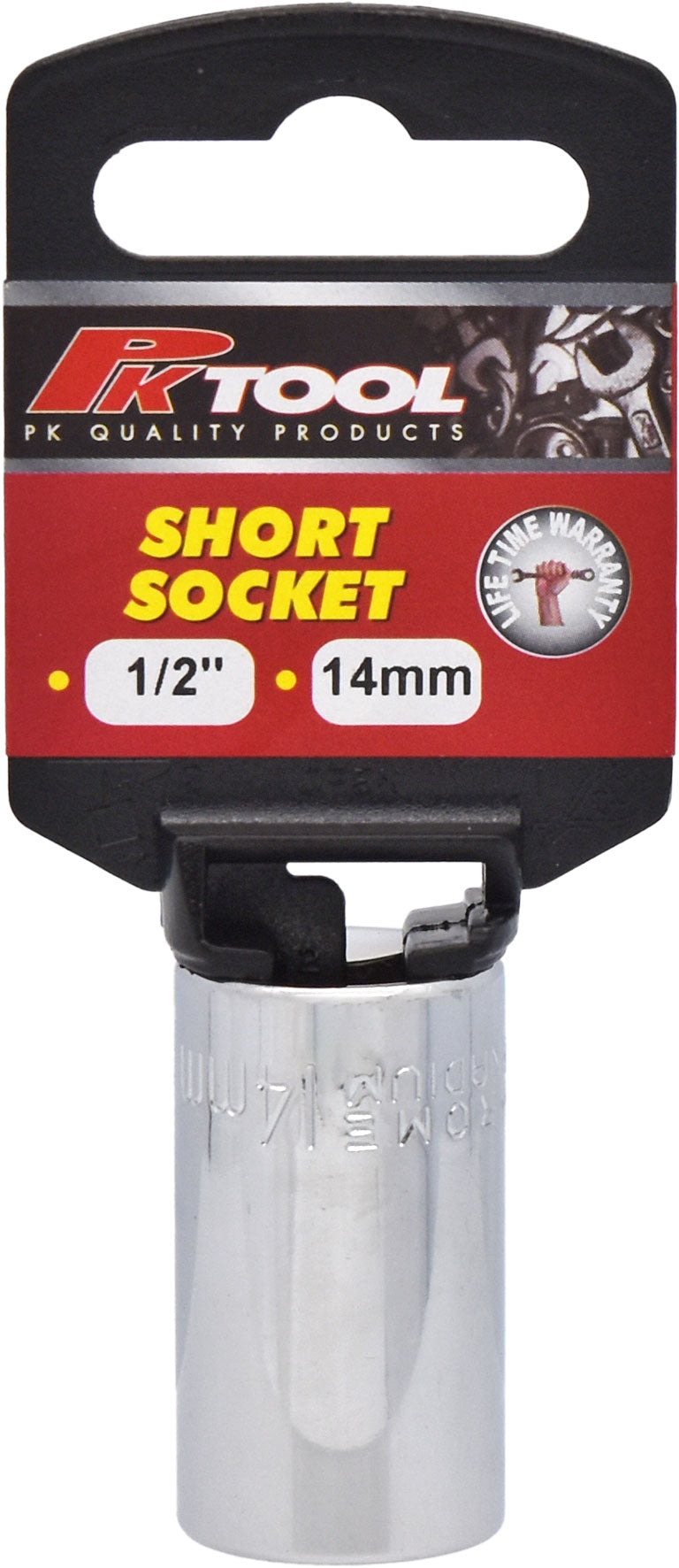PKTool 1/2 inch Dr 14mm Short Socket - PT10614 (Pickup Only)