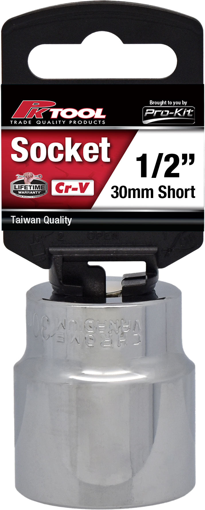PKTool 1/2 inch Dr 30mm Short Socket - PT10630 (Pickup Only)