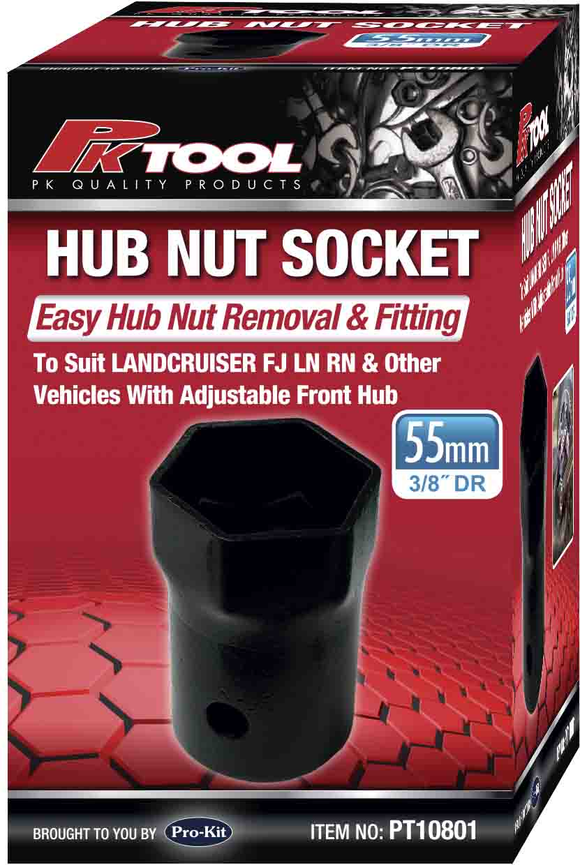 PKTool 55mm Hub Nut Socket - PT10801 (Pickup Only)