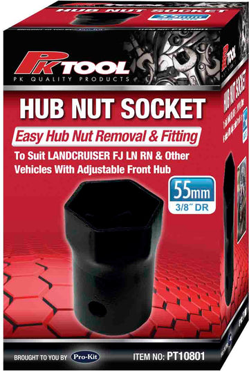 PKTool 55mm Hub Nut Socket - PT10801 (Pickup Only)