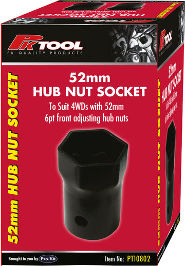 PKTool 52mm Hub Nut Socket - PT10802 (Pickup Only)