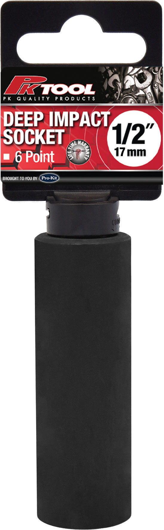 PKTool 17mm 1/2 inch Dr Deep Impact Socket - PT11317 (Pickup Only)