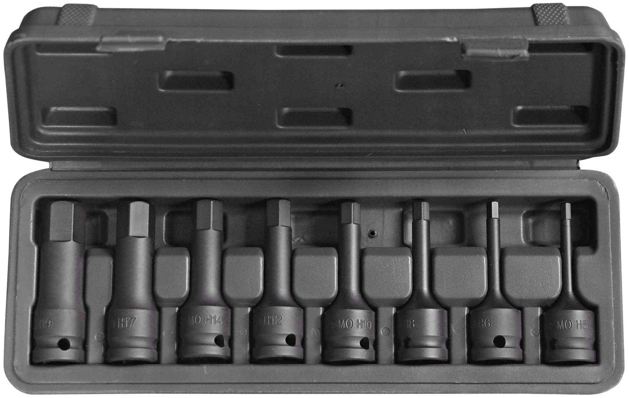 PKTool 10pc 3/8 inch and 1/2 inch Cr-V Metric Hex Bit Socket Set - PT11900 (Pickup Only)