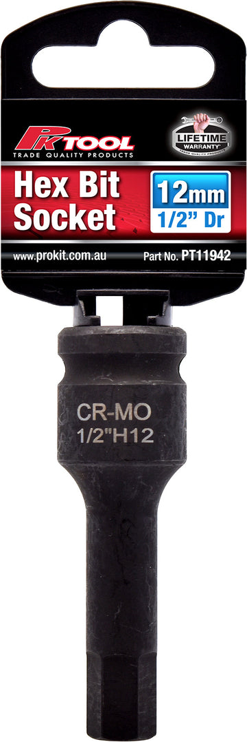 PKTool 7mm 1/2 inch Dr Impact Hex Bit Socket - PT11942 (Pickup Only)