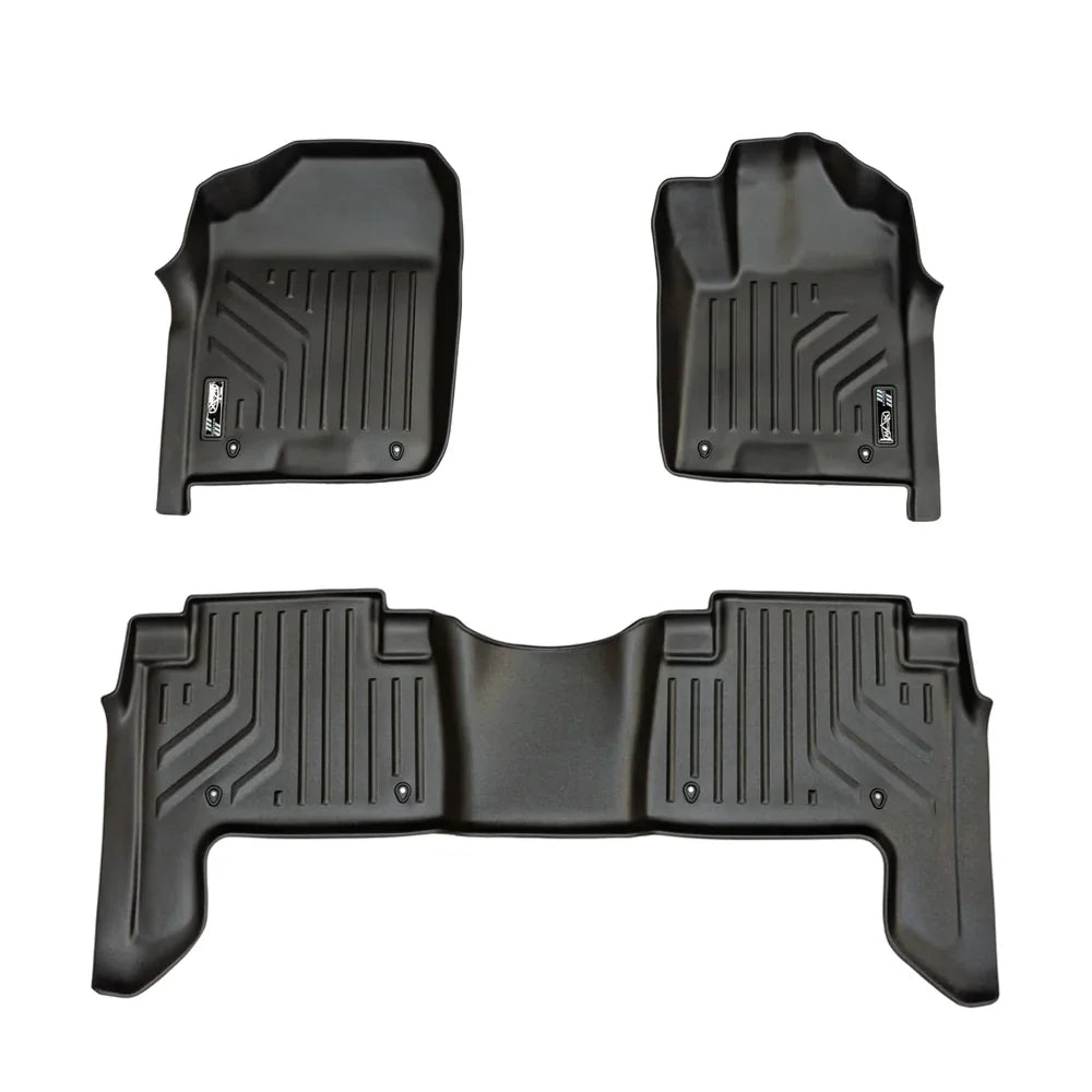 Maxliner Nissan Patrol Y62 2020+ MaxPro Floor Mats (Row 1 & 2) - PATROL Y62 20+ R12 (Pickup Only)