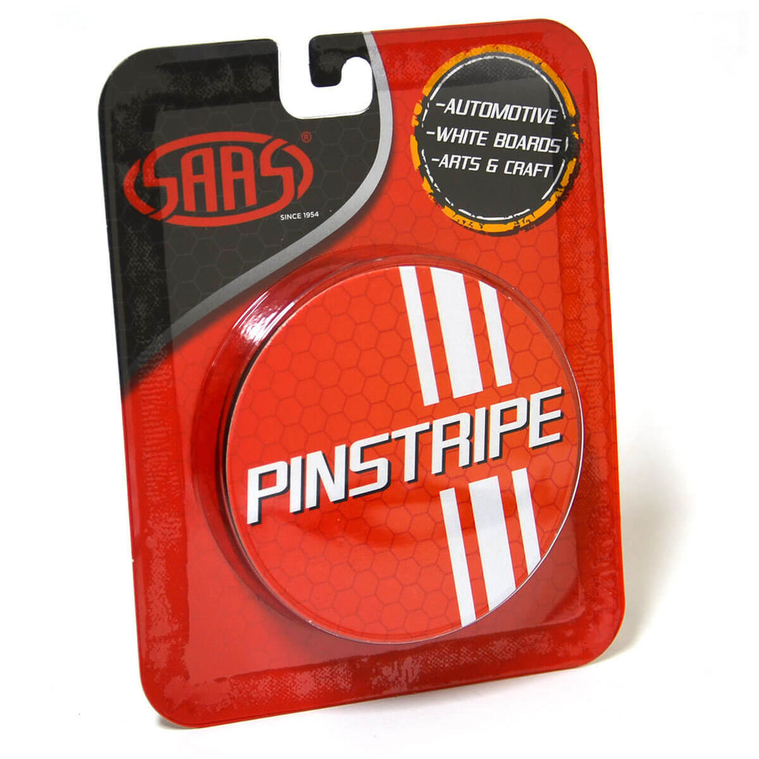 SAAS 3mm Pinstripe, Solid White (10m) - 1102