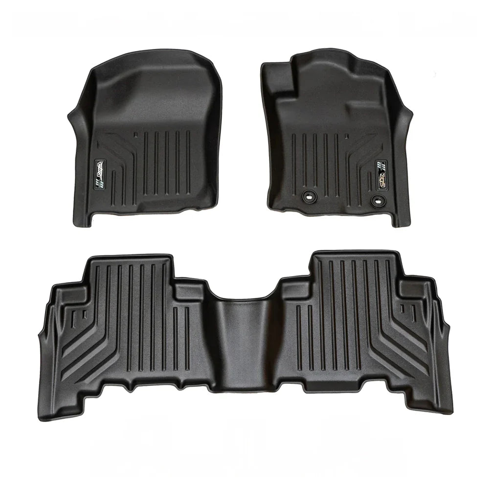 Maxliner Toyota Prado 150 2015+ MaxPro Floor Mats (Row 1 & 2) - PRADO 150 15+ R12 (Pickup Only)