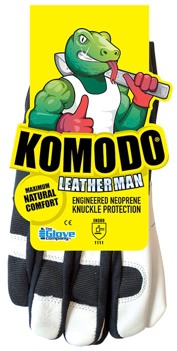 Komodo Leather Man Gloves Pair Size Medium - 634802