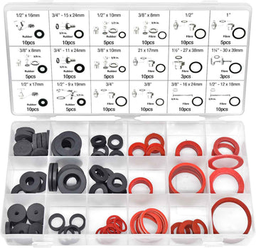 PKTool 141pc Fibre and Rubber Washer Assortment -  - RG2874 (Pickup Only)