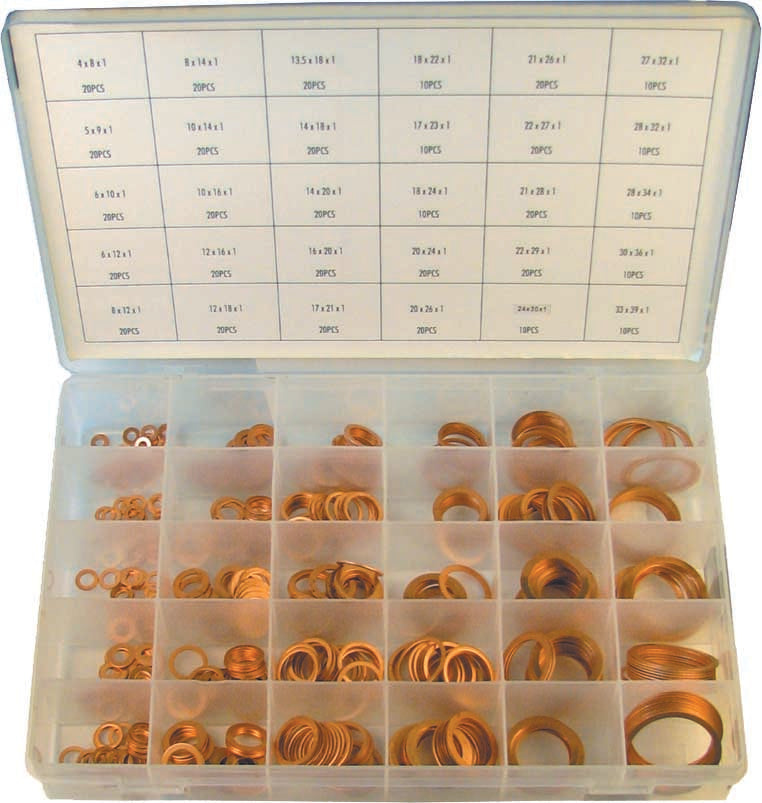 PKTool  540pc Copper Washer Assortment - RG2887 (Pickup Only)